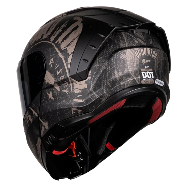 CASCO KOV SNOW GLADIATOR NEGRO - Image 3